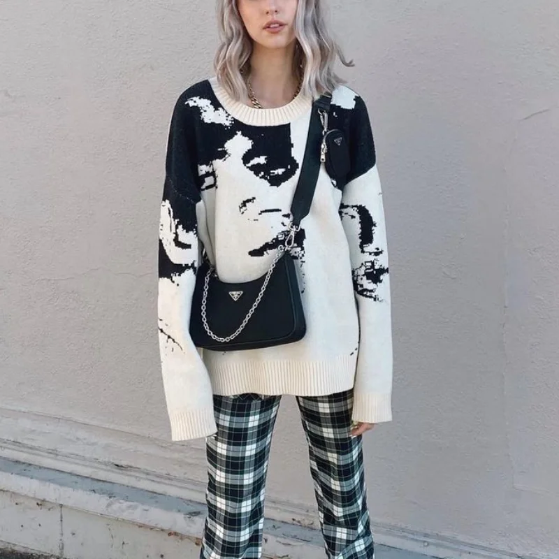 Женский Готический пуловер с длинным рукавом и круглым вырезом
Женский Готический пуловер с длинным рукавом и круглым вырезом