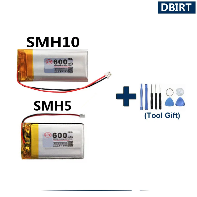 Toolsets + аккумулятор на 600 мА · ч для аналогичной модели SMH5 SMH10 Bluetooth-гарнитуры
