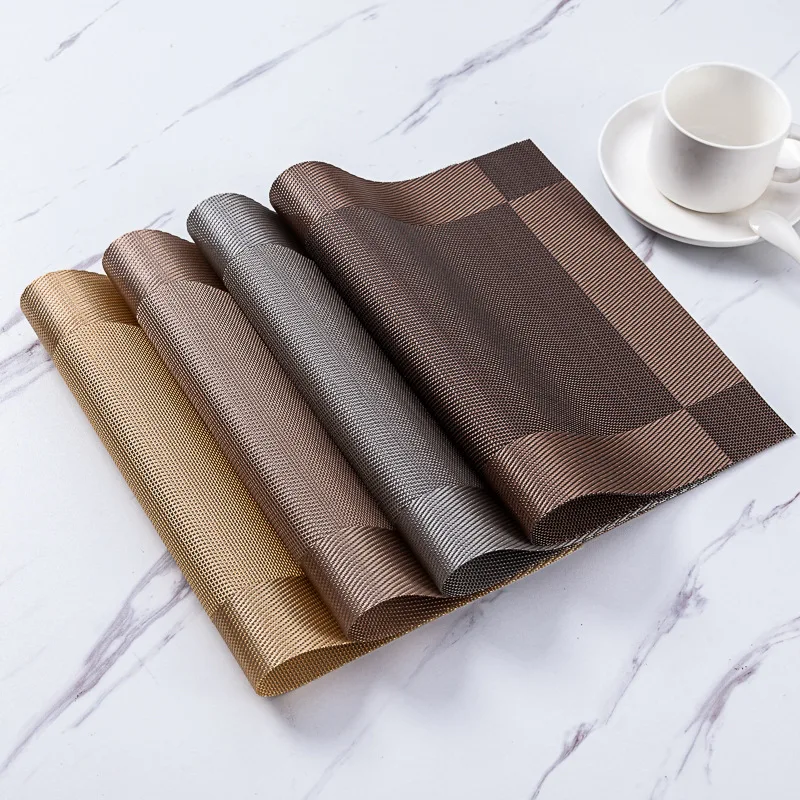 1 PC Placemat Double Frame Diagonal PVC Waterproof Oilproof Insulation Table Mat Hotel Restaurant Cafe Western Style
1 PC Placemat Double Frame Diagonal PVC Waterproof Oilproof Insulation Table Mat Hotel Restaurant Cafe Western Style
