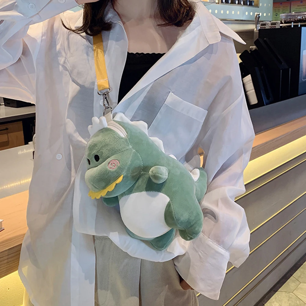 Fashionable Shoulder Bag Kids Girls Plushing Cartoon Cute Dinosaur Women Satchel Crossbody Personality Decor Bags
Fashionable Shoulder Bag Kids Girls Plushing Cartoon Cute Dinosaur Women Satchel Crossbody Personality Decor Bags