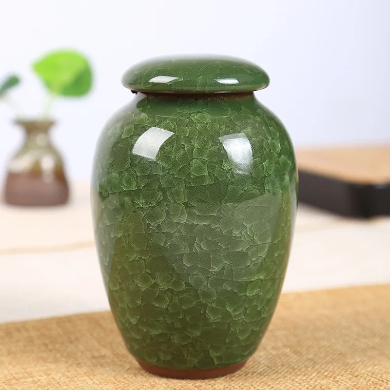 Enamel Crack Ceramic Storage Jar Sealed Tea Can Portable Mini Candy Jar Home Medicine Box Food Storage Container Home Decor Gift
Enamel Crack Ceramic Storage Jar Sealed Tea Can Portable Mini Candy Jar Home Medicine Box Food Storage Container Home Decor Gift