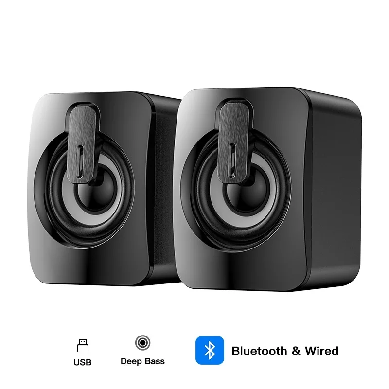 

Bluetooth-Колонка 2022, USB-колонки для компьютера, колонка s, 3D стерео, бас, сабвуфер, музыкальный плеер для ПК, ноутбука, настольного компьютера, мул...