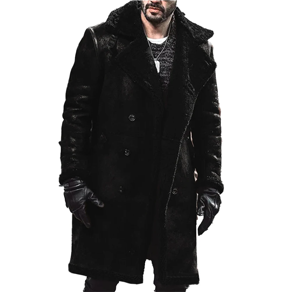 Classic Men's Faux Leather Overcoat Fashionable Parka Trench Coat Warm and Comfortable Long Sleeve Multiple Color Options
Classic Men's Faux Leather Overcoat Fashionable Parka Trench Coat Warm and Comfortable Long Sleeve Multiple Color Options