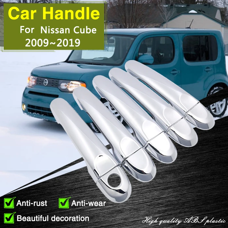 Fit for Nissan Cube Z12 2009 2010 2011 2012 2013 2014 2015 2016 2017 2018 2019 Chrome Door Handle Cover Car Accessories Stickers
Fit for Nissan Cube Z12 2009 2010 2011 2012 2013 2014 2015 2016 2017 2018 2019 Chrome Door Handle Cover Car Accessories Stickers