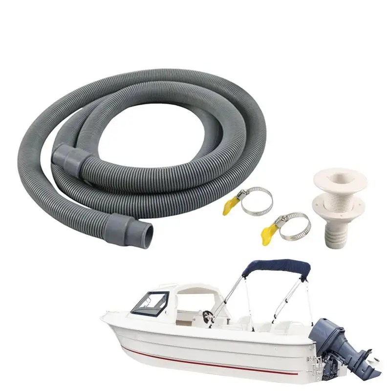Marine Bilge Pump Plumbing Kit PVC Drainage Pipe Plumbing Kit Flexible Hose Heavy-Duty With Clamps And Fitting RV Boating
Marine Bilge Pump Plumbing Kit PVC Drainage Pipe Plumbing Kit Flexible Hose Heavy-Duty With Clamps And Fitting RV Boating
