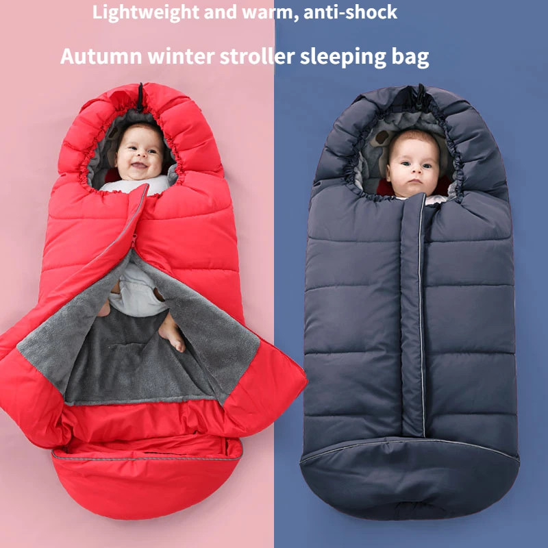Winter baby stroller sleeping bag thickened and warm baby go out to be wrapped by a newborn quilt
Winter baby stroller sleeping bag thickened and warm baby go out to be wrapped by a newborn quilt