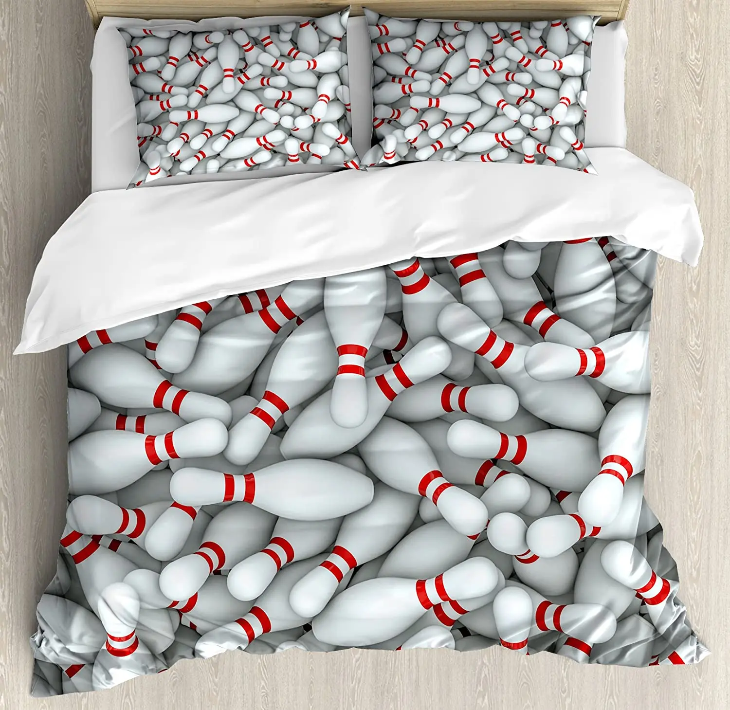 Bowling Party Decorations Bedding Set Pile of Vivid Bowling 3pcs Duvet Cover Set Bed Set Quilt Cover Pillow Case Comforter Cover
Bowling Party Decorations Bedding Set Pile of Vivid Bowling 3pcs Duvet Cover Set Bed Set Quilt Cover Pillow Case Comforter Cover