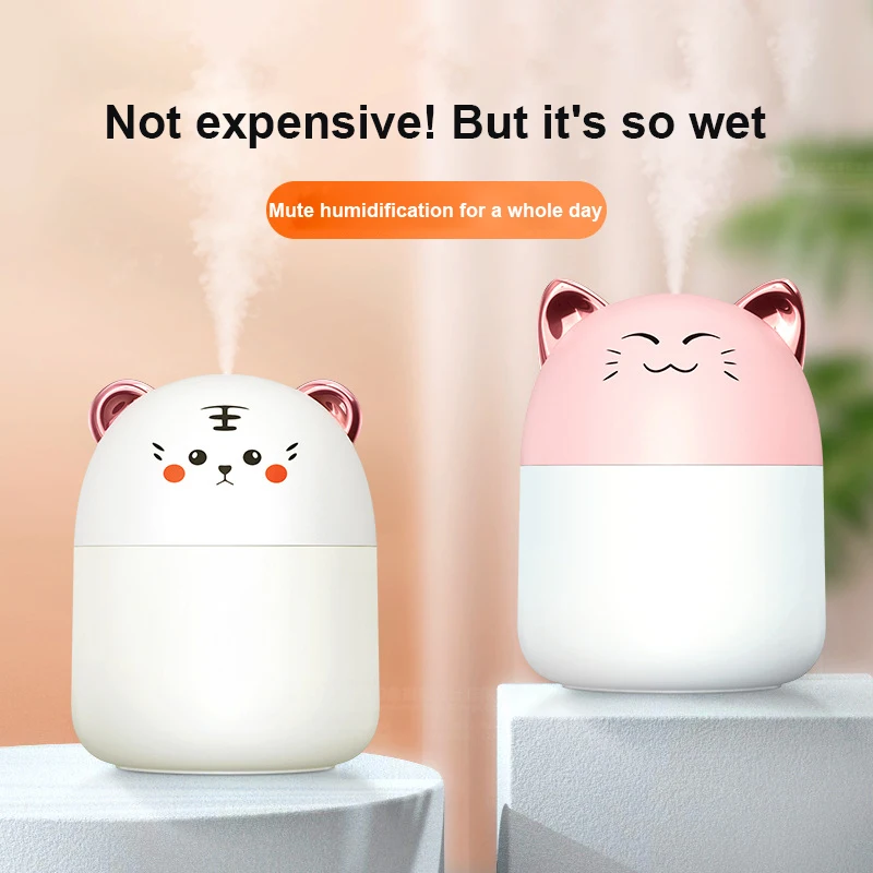 New Desktop Humidifier With Colorful Atmosphere Light 250ml Capacity Cool Mist Diffuser Home Bedroom Humidifier Purifier
New Desktop Humidifier With Colorful Atmosphere Light 250ml Capacity Cool Mist Diffuser Home Bedroom Humidifier Purifier
