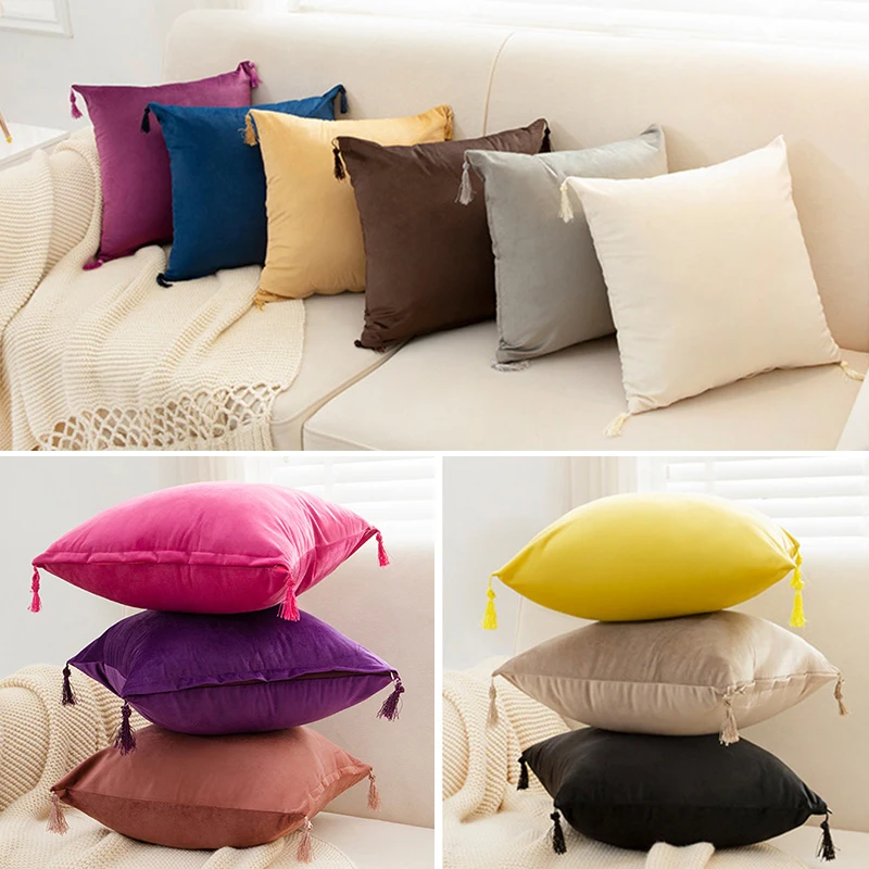 Soft Velvet Throw Pillow Cover Solid Color Decorative Square Cushion Case for Sofa Bedroom Car Home 40x40cm Cozy Pillowcase
Soft Velvet Throw Pillow Cover Solid Color Decorative Square Cushion Case for Sofa Bedroom Car Home 40x40cm Cozy Pillowcase