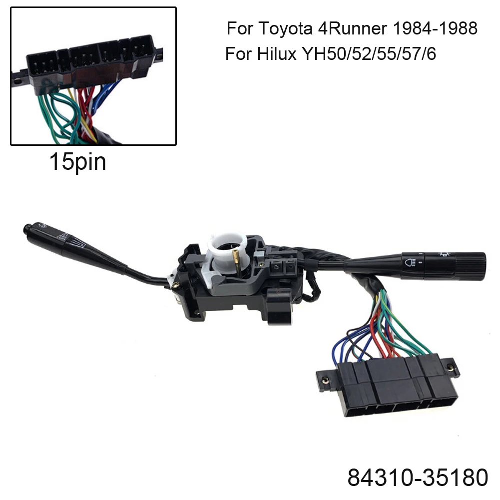 1*Switch 15 Pin 1984-1989 For Toyota 4Runner Switch 15Pins 15Pin 84310-35180 8431035180 Black Plastic Brand New
1*Switch 15 Pin 1984-1989 For Toyota 4Runner Switch 15Pins 15Pin 84310-35180 8431035180 Black Plastic Brand New