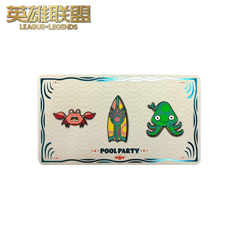 League of Legends LOL Pool Party Skin Collection Brooch Set Action Figures Assembled Models Children's Gifts Games
League of Legends LOL Pool Party Skin Collection Brooch Set Action Figures Assembled Models Children's Gifts Games