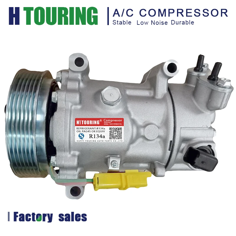 6C12 AC Air Conditioning Compressor Sanden SD6C12 for Citroen BERLINGO Box B9 1.6 2008 on 6453ZZ 9671216280 6453WL 9659875780
6C12 AC Air Conditioning Compressor Sanden SD6C12 for Citroen BERLINGO Box B9 1.6 2008 on 6453ZZ 9671216280 6453WL 9659875780