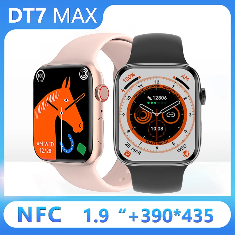 DT7 Max Smart Watch 1.9 Inch Bluetooth Call NFC Wireless Charger GPS Track Sport Fitness Smartwatch 2022 Series 7 PK DT7 PRO MAX
DT7 Max Smart Watch 1.9 Inch Bluetooth Call NFC Wireless Charger GPS Track Sport Fitness Smartwatch 2022 Series 7 PK DT7 PRO MAX