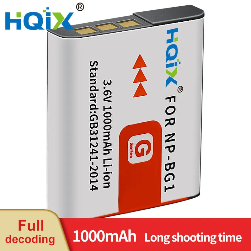 HQIX for Sony DSC-W30 W35 W40 W50 W55 W70 W80 W85 W90 W100 W110 W115 W120 W125 W130 W170 W150 Camera NP-BG1 FG1 Charger Battery
HQIX for Sony DSC-W30 W35 W40 W50 W55 W70 W80 W85 W90 W100 W110 W115 W120 W125 W130 W170 W150 Camera NP-BG1 FG1 Charger Battery