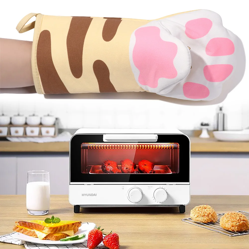 Microwave Baking Non-Slip Anti-Scalding Cat Paws Oven Mitts Cartoon Animal Insulation Gloves
Microwave Baking Non-Slip Anti-Scalding Cat Paws Oven Mitts Cartoon Animal Insulation Gloves