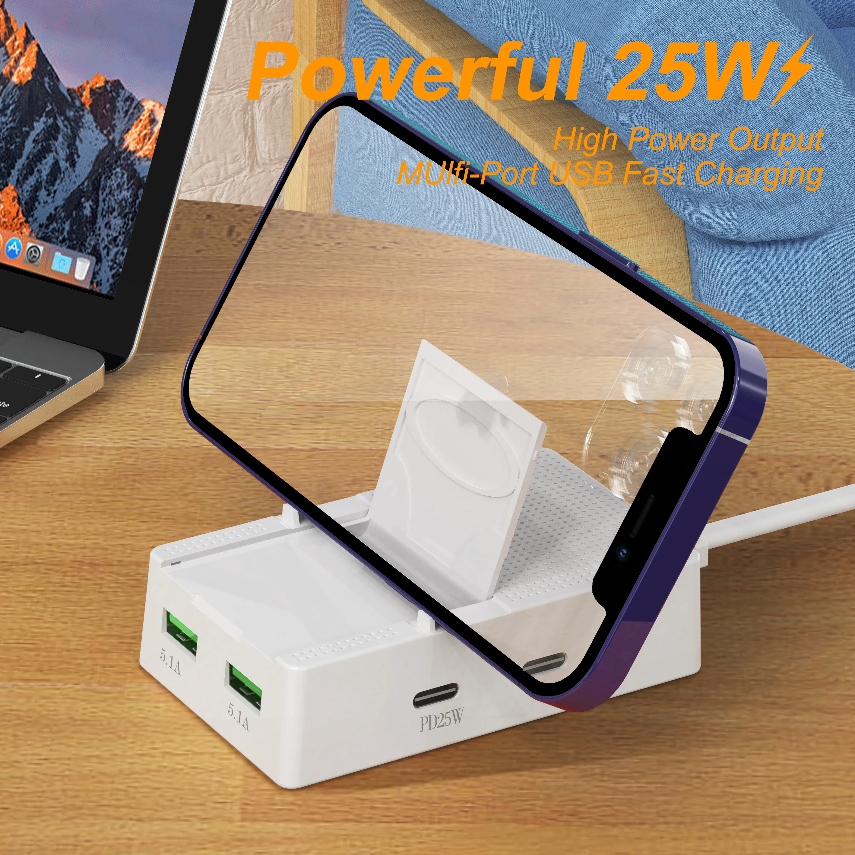 PD 25 Вт USB-зарядное устройство для быстрой зарядки типа C зарядное мобильного