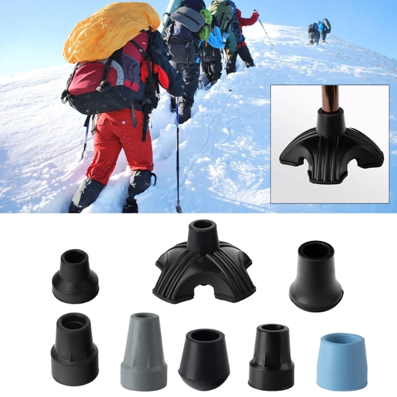 Rubber Tip Protect Nordic Alpenstock Trekking Pole Walk Hiking Stick Accessories
Rubber Tip Protect Nordic Alpenstock Trekking Pole Walk Hiking Stick Accessories