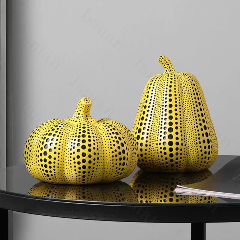 Nordic Polka Dot Pumpkin Craft Ornaments Modern Decor Home Desktop Fruit Animal Figurine Living Room Decoration Accessories
Nordic Polka Dot Pumpkin Craft Ornaments Modern Decor Home Desktop Fruit Animal Figurine Living Room Decoration Accessories