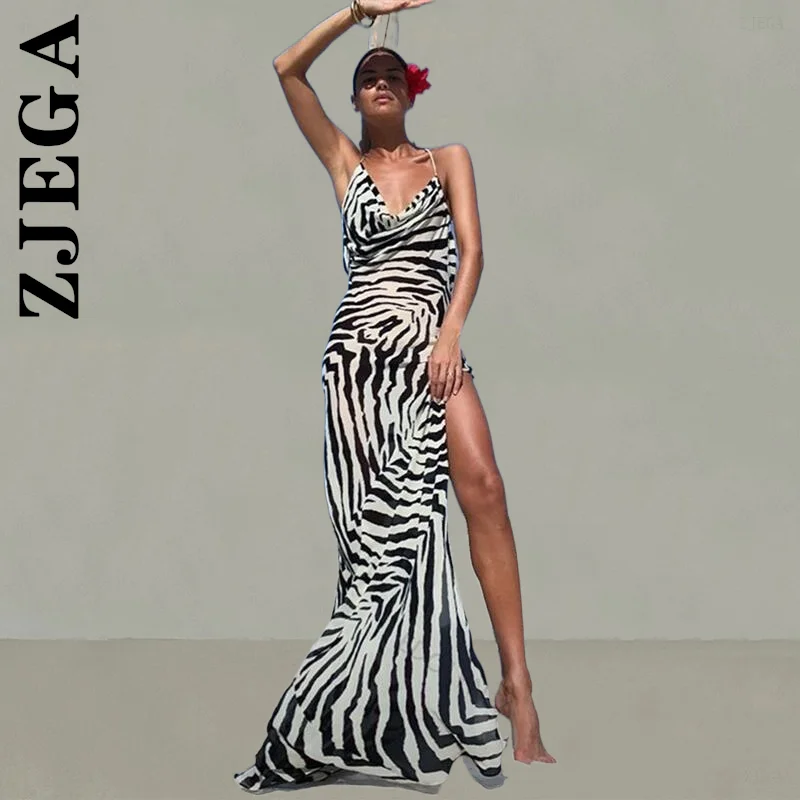 Модное женское платье Zjega, сексуальное пляжное платье на бретелях-спагетти с разрезом сбоку и открытой спиной зебры, простые платья, женские...
Модное женское платье Zjega, сексуальное пляжное платье на бретелях-спагетти с разрезом сбоку и открытой спиной зебры, простые платья, женские...