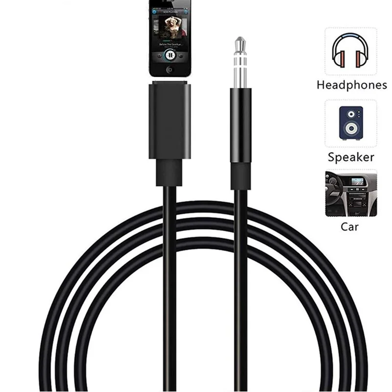For iPhone Car Audio Auxiliary Adapter Cable Lightning to 3.5mm Adapter Headphone Jack Extension Cable Headphone Adapter
For iPhone Car Audio Auxiliary Adapter Cable Lightning to 3.5mm Adapter Headphone Jack Extension Cable Headphone Adapter