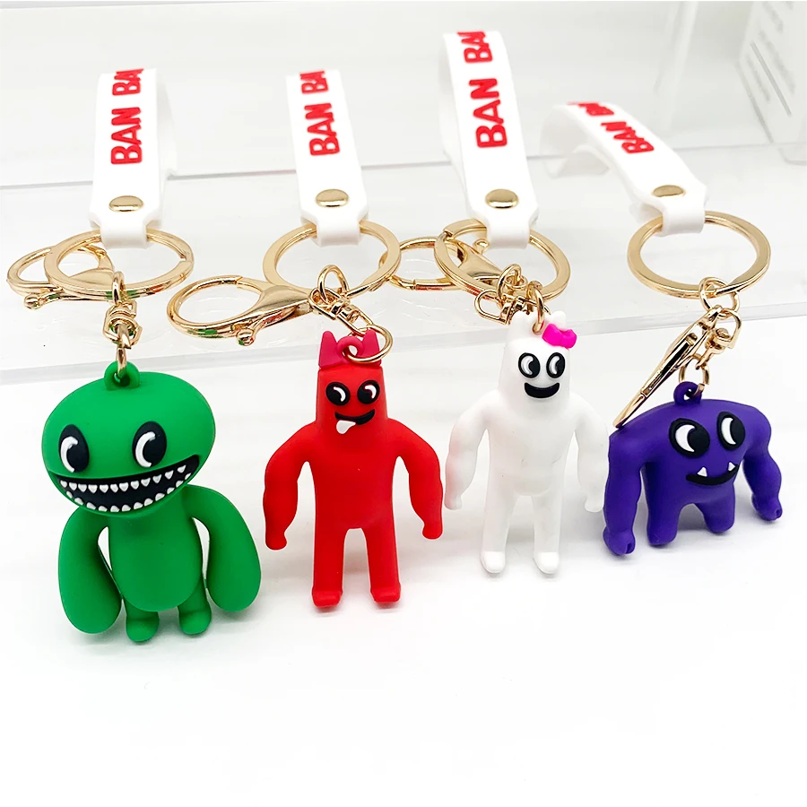 Garten of banban Keychains Cute Keychain Green Monster Car Key Chains Purple Monster Kawaii Anime Toys Kids Christmas Gift
Garten of banban Keychains Cute Keychain Green Monster Car Key Chains Purple Monster Kawaii Anime Toys Kids Christmas Gift