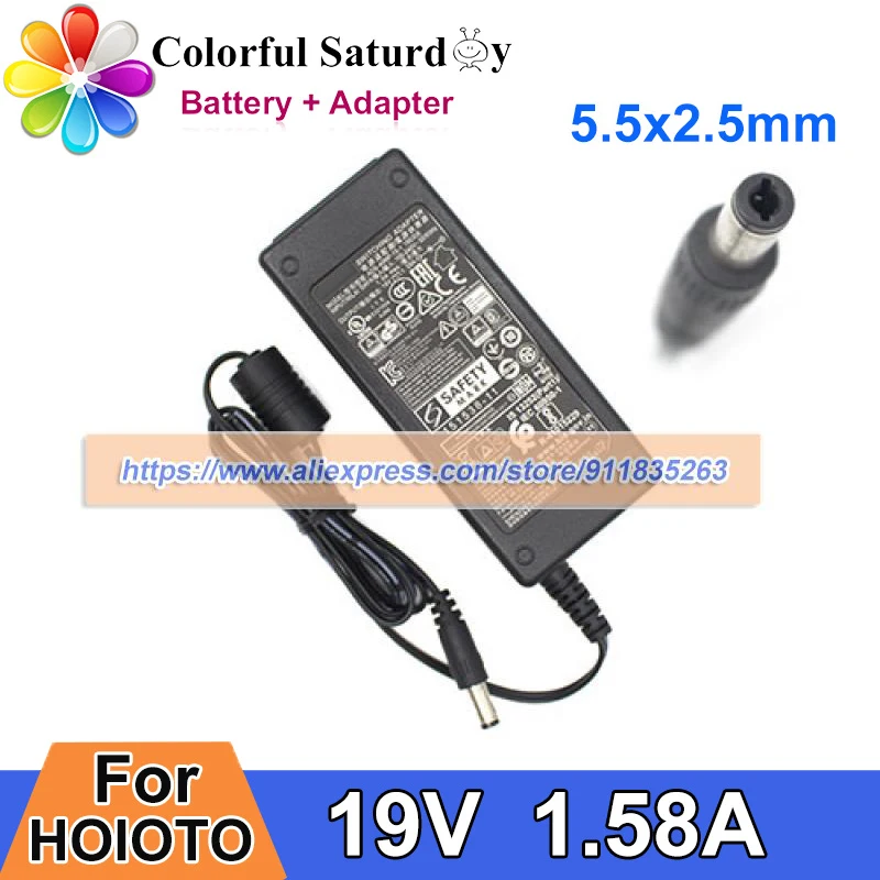 30W 19V 1.58A ADS-40NP-19-1 19030E SWITCHING Adapter For HOIOTO For HP MONITOR 24F 23ER 24ES 22EP 24FW DISPLAY HSTND-9931-K
30W 19V 1.58A ADS-40NP-19-1 19030E SWITCHING Adapter For HOIOTO For HP MONITOR 24F 23ER 24ES 22EP 24FW DISPLAY HSTND-9931-K