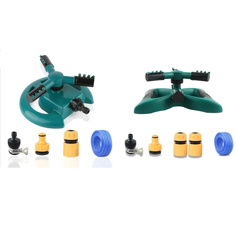 360 Degree Rotating Garden Automatic Water Sprinkler 3 Nozzle Watering Grass Lawn Yard Irrigation System Pipe Tools Set
360 Degree Rotating Garden Automatic Water Sprinkler 3 Nozzle Watering Grass Lawn Yard Irrigation System Pipe Tools Set