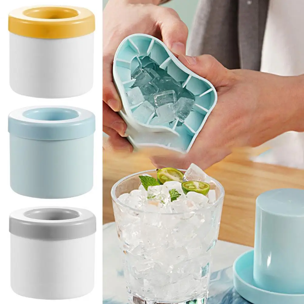 Ice Maker Easy To Demould Large Capacity Silicone Ice Mold Silicone Anti-deform Ice Cube Maker Cylinder Ice Cube Mold
Ice Maker Easy To Demould Large Capacity Silicone Ice Mold Silicone Anti-deform Ice Cube Maker Cylinder Ice Cube Mold