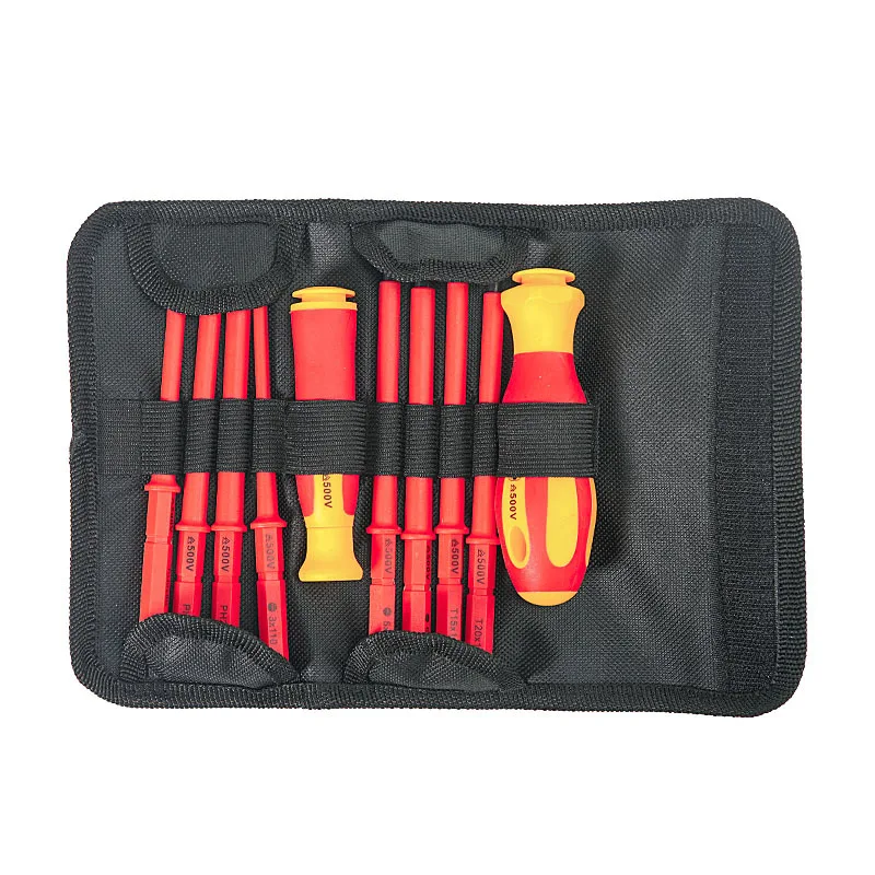 Insulated electrician screwdriver high hardness set household magnetic cross word shaped plum blossom hexagonal screwdriver
Insulated electrician screwdriver high hardness set household magnetic cross word shaped plum blossom hexagonal screwdriver