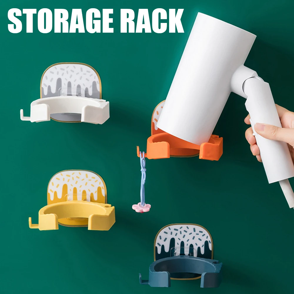 Bathroom Hairdryer Shelf Wall Mounted Self Adhesive with Hook Storage Rack for Washroom Waterproof Storage Shelves for Kitchen
Bathroom Hairdryer Shelf Wall Mounted Self Adhesive with Hook Storage Rack for Washroom Waterproof Storage Shelves for Kitchen