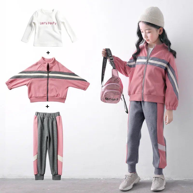 Girls Sports Suits 2022 New Three-piece Suits Children's Sports Thickening Clothing Two-piece Suits Kids Boutique Clothes
Girls Sports Suits 2022 New Three-piece Suits Children's Sports Thickening Clothing Two-piece Suits Kids Boutique Clothes