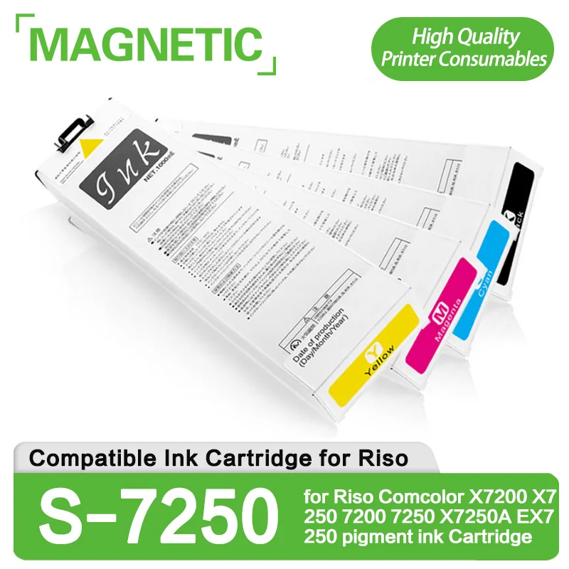 Картридж для пигментных чернил, совместимый с картриджем для Ricoh Comcolor X7200 X7250 7200 7250 X7250A EX7250
Картридж для пигментных чернил, совместимый с картриджем для Ricoh Comcolor X7200 X7250 7200 7250 X7250A EX7250