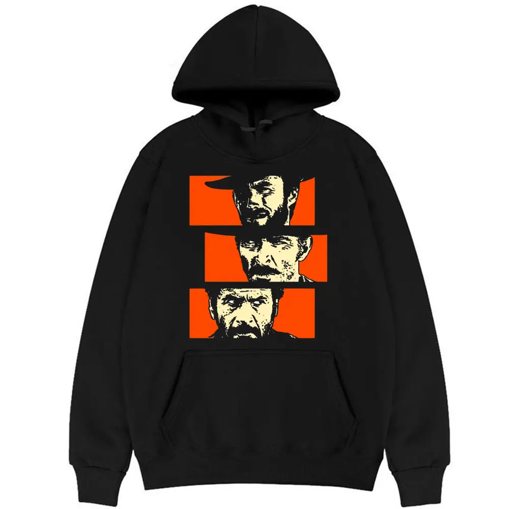 Vintage The Good The Bad and Ugly Blondie Angel Eyes Tuco Cowboy Hoodie New Men Women Vintage Il Buono Brutto Cattivo Hoodies
Vintage The Good The Bad and Ugly Blondie Angel Eyes Tuco Cowboy Hoodie New Men Women Vintage Il Buono Brutto Cattivo Hoodies