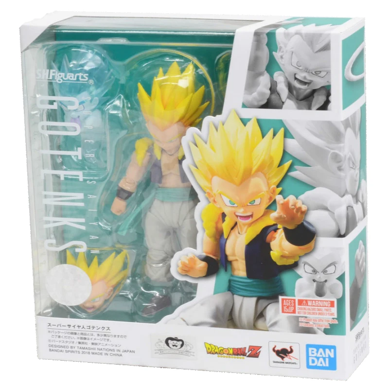13cm Bandai Dragon Ball Z Super Saiyan Gotenks Action PVC Collection Model Toy Anime Figure Toys for Kids Birthday Present 
13cm Bandai Dragon Ball Z Super Saiyan Gotenks Action PVC Collection Model Toy Anime Figure Toys for Kids Birthday Present
