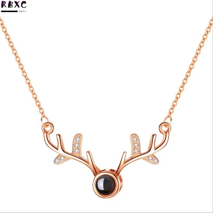 S925 Sterling Silver collarbone chain has your deer Necklace along the way, female Tiktok, the 100 language projection Necklace
S925 Sterling Silver collarbone chain has your deer Necklace along the way, female Tiktok, the 100 language projection Necklace