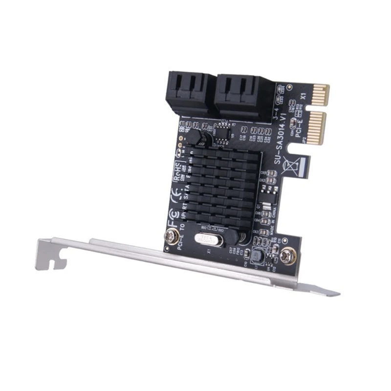 4-port Expansion Card 6Gbps PCIE 1X to SATA3 for BTC Miner Mining Control Chip High Speed Transmission Energy Saving K1KF
4-port Expansion Card 6Gbps PCIE 1X to SATA3 for BTC Miner Mining Control Chip High Speed Transmission Energy Saving K1KF