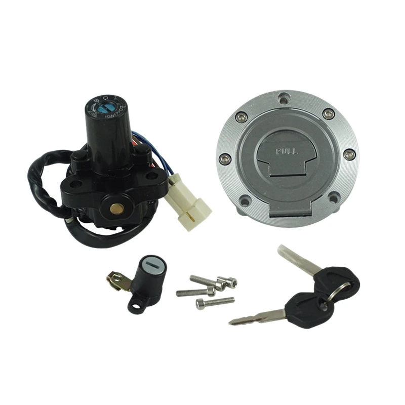 Fuel Gas Cap Ignition Switch Seat Lock with Key Kit for Yamaha YZF R1 2004-2015 R6 2004-2016
Fuel Gas Cap Ignition Switch Seat Lock with Key Kit for Yamaha YZF R1 2004-2015 R6 2004-2016