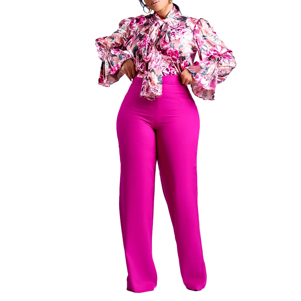 2023 African Clothes for Women Autumn African Women Long Sleeve Printing Polyester Two Pieces Sets Top +Long Pant African Suit
2023 African Clothes for Women Autumn African Women Long Sleeve Printing Polyester Two Pieces Sets Top +Long Pant African Suit