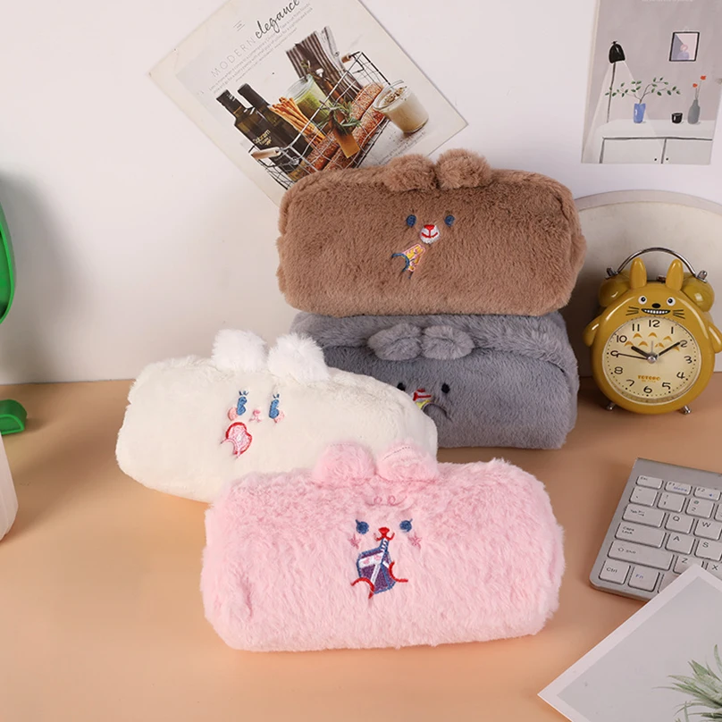 Kawaii Pencil Case Big Plush School Pencil Case Korean Stationery Bear Cute Pen Case For Girls Trousse Scolaire Pencil Bags
Kawaii Pencil Case Big Plush School Pencil Case Korean Stationery Bear Cute Pen Case For Girls Trousse Scolaire Pencil Bags