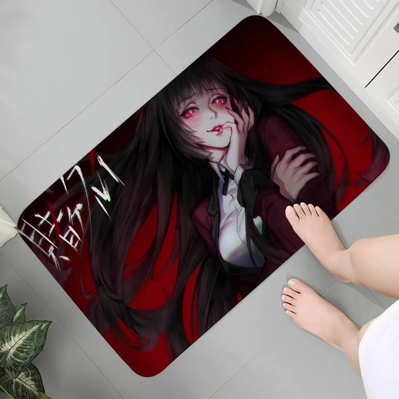 Bedroom Carpet Flannel Anti-slip Rug Entrance Indoor Hallway Mats Kid Room Anime Kakegurui Jabami Yumeko Area Rugs Bath Mats 2
Bedroom Carpet Flannel Anti-slip Rug Entrance Indoor Hallway Mats Kid Room Anime Kakegurui Jabami Yumeko Area Rugs Bath Mats 2