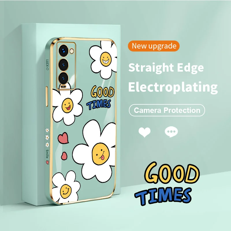 Good Luck Daisy for Tecno Camon 18 P 18T 17 19 Pro Spark 5 6 Air 6 Go 7 7T 8 Pro 8C Pova 2 3 Wristband Electroplating Phone Case
Good Luck Daisy for Tecno Camon 18 P 18T 17 19 Pro Spark 5 6 Air 6 Go 7 7T 8 Pro 8C Pova 2 3 Wristband Electroplating Phone Case