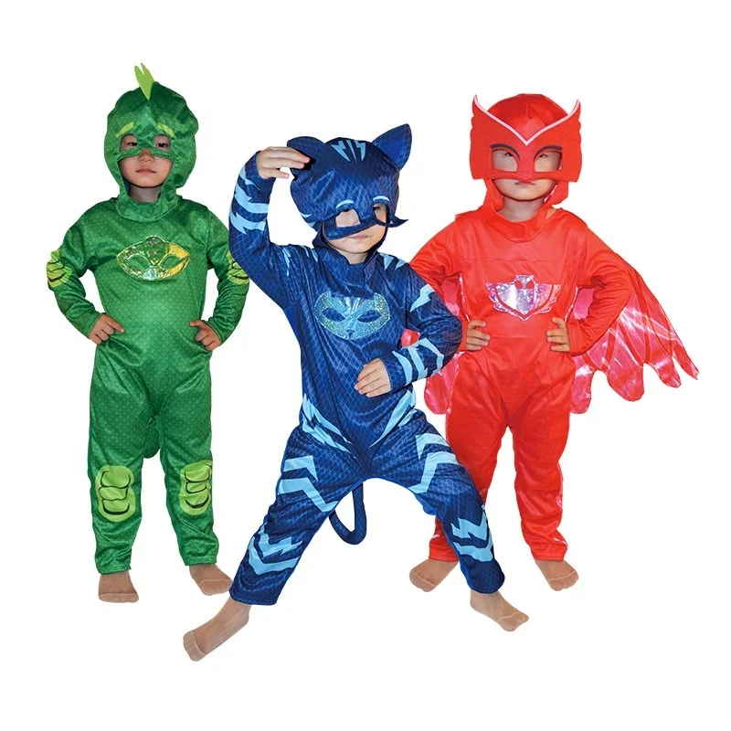 Children Gekko Owlette Anime Cosplay Costume Boy Halloween Party Jumpsuits Christmas Masquerade Clothes Catboy Kids Birthday
Children Gekko Owlette Anime Cosplay Costume Boy Halloween Party Jumpsuits Christmas Masquerade Clothes Catboy Kids Birthday