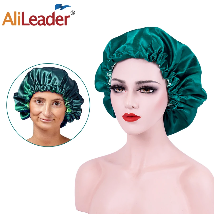 Alileader Satin Bonnet Sleep Bonnet Cap Double Layer Reversible Adjustable Satin Cap For Sleeping Hair Bonnet Green+L Green
Alileader Satin Bonnet Sleep Bonnet Cap Double Layer Reversible Adjustable Satin Cap For Sleeping Hair Bonnet Green+L Green