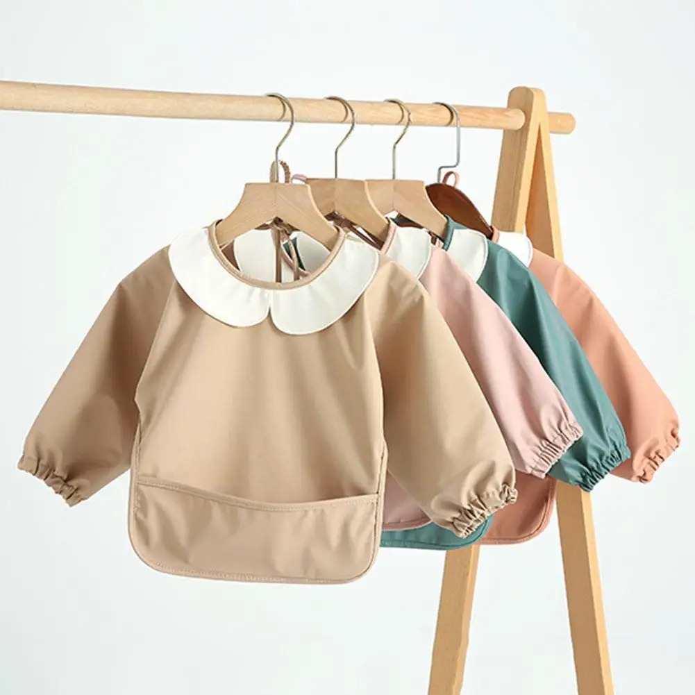 Waterproof Baby Bibs Burp Cloth With Pocket Baby Feeding Drawing Smock For Children Baby Accessories Infant Apron Kids Stuf O0z1
Waterproof Baby Bibs Burp Cloth With Pocket Baby Feeding Drawing Smock For Children Baby Accessories Infant Apron Kids Stuf O0z1