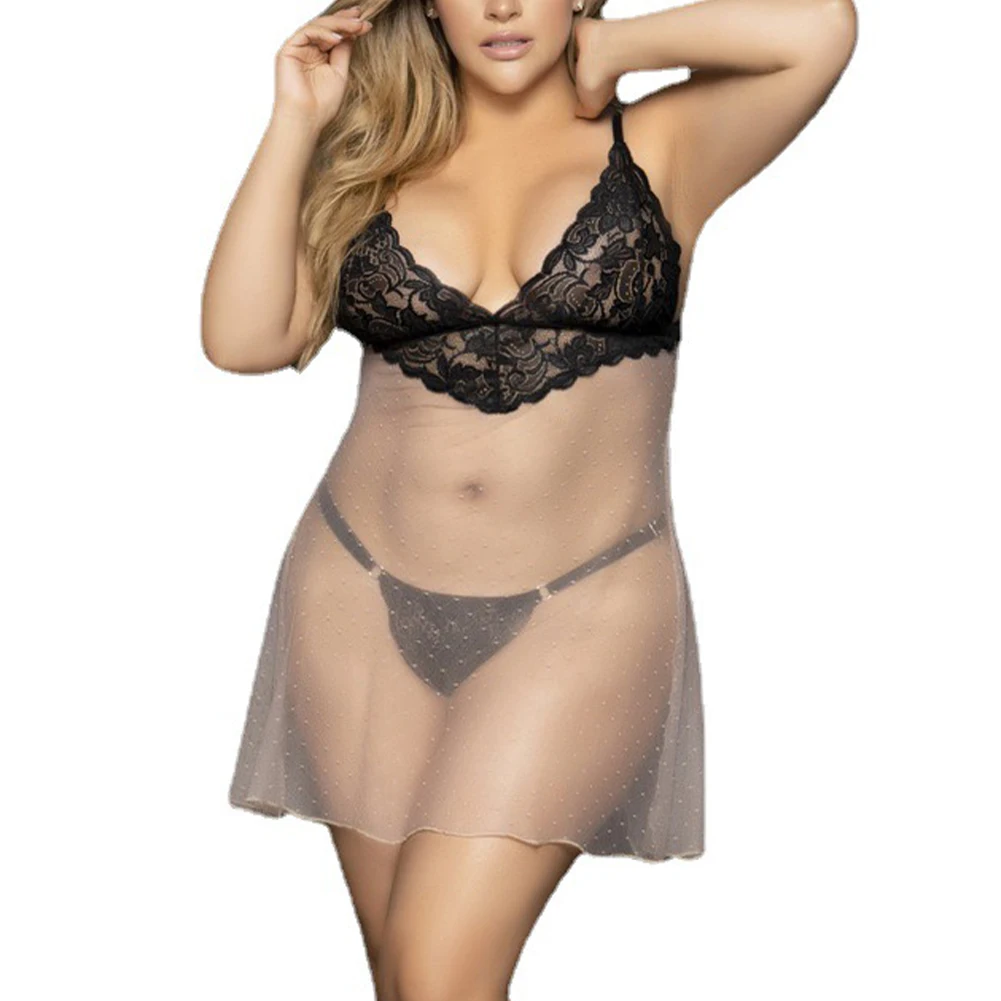 New Style 2XL~5XL Sexy Women Lady Plus Size Lingerie Sleepwear Mesh Nightgown Bodysuit Dress Robe Lightweight And Comfortable
New Style 2XL~5XL Sexy Women Lady Plus Size Lingerie Sleepwear Mesh Nightgown Bodysuit Dress Robe Lightweight And Comfortable
