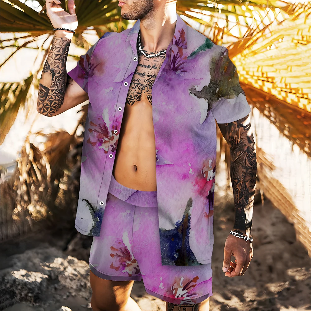 3D Printing Summer 2022 New Harajuku Short Sleeve Fantasy Shirt Hawaiian Holiday Fashion Trend Loose Leaf Pattern Flower Top
3D Printing Summer 2022 New Harajuku Short Sleeve Fantasy Shirt Hawaiian Holiday Fashion Trend Loose Leaf Pattern Flower Top