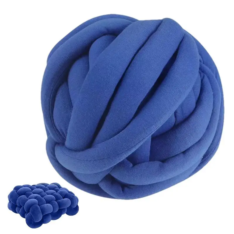 

Chunky Cotton Yarn For Arm Knitting Jumbo Giant Bulky Yarn 1 Roll(20 Yards) For Making Blanket Doormats Cushions Pillows Carpets