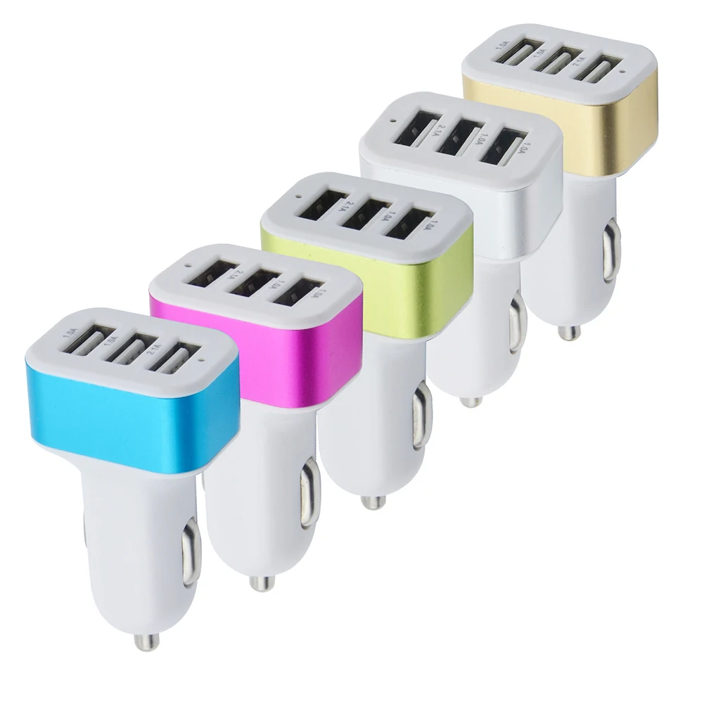 3 USB Car Charger Fast Charging DC 12V-24V 3 Port Cigarette Socket Lighter Mobile Phone Fast Charger Power Auto USB Adapter
3 USB Car Charger Fast Charging DC 12V-24V 3 Port Cigarette Socket Lighter Mobile Phone Fast Charger Power Auto USB Adapter