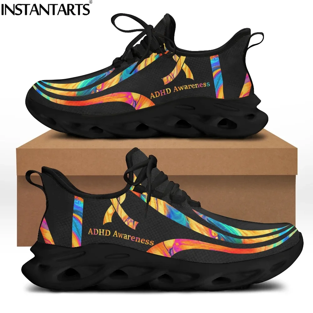 INSTANTARTS ADHD Awareness Design Women's footwear Comfortable Girls Sport Shoes Female Lace-up Casual Breathable Mesh Sneakers
INSTANTARTS ADHD Awareness Design Women's footwear Comfortable Girls Sport Shoes Female Lace-up Casual Breathable Mesh Sneakers