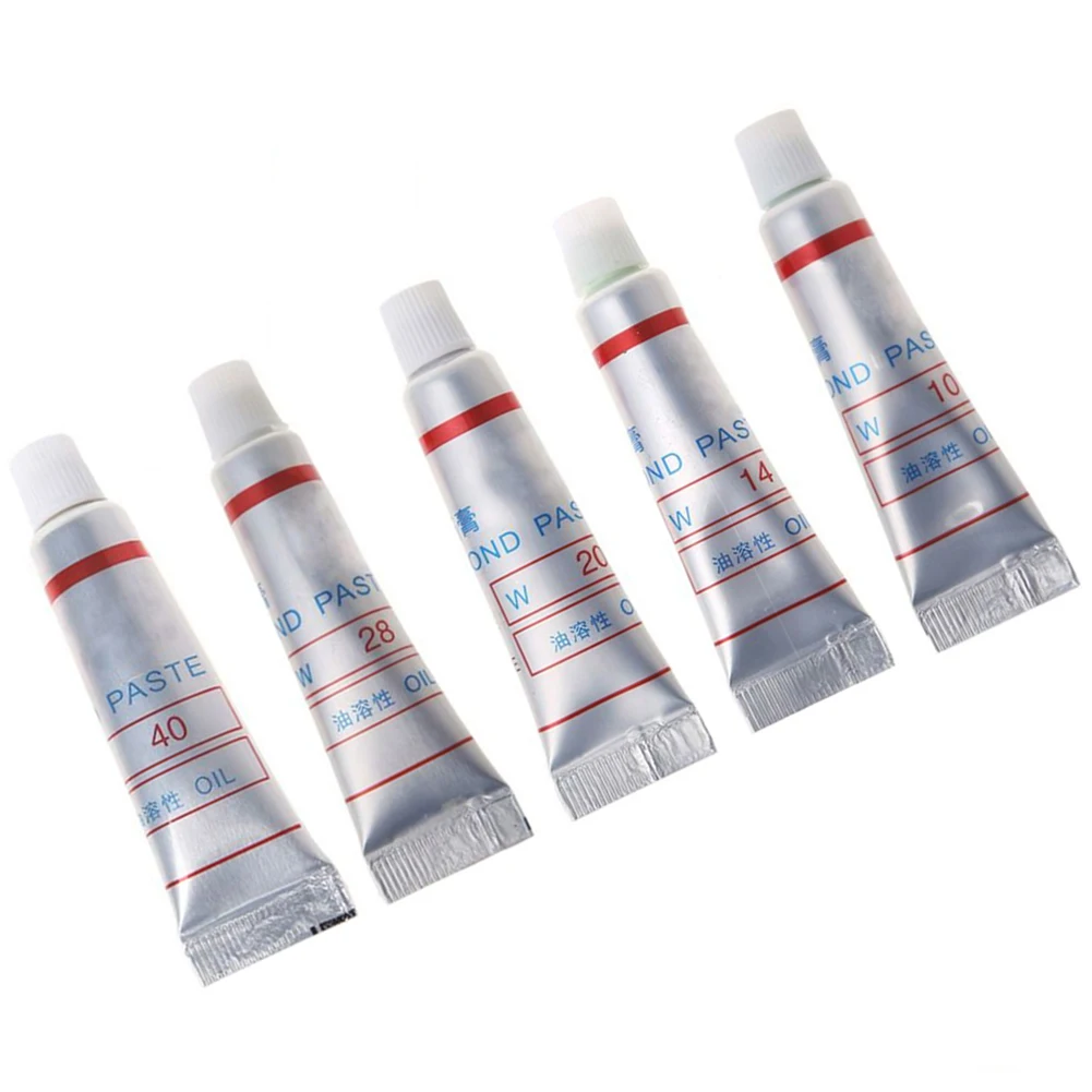 5Pcs Diamond Abrasive Paste 320-1000Grit Glass Metal Grinding Lapping Paste Oily Polishing Lapping Compound Glass Metal Tool
5Pcs Diamond Abrasive Paste 320-1000Grit Glass Metal Grinding Lapping Paste Oily Polishing Lapping Compound Glass Metal Tool
